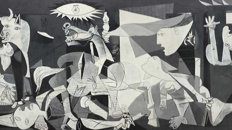 Pablo Picasso, Guernica, oli sobre tela, 1937